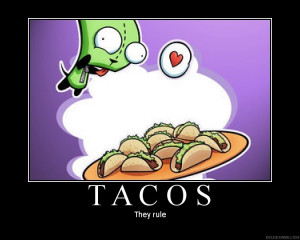Clipart » Funny » Gir Says: Tacos Rule