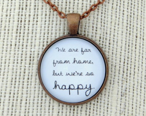 Of Monsters and Men - From Finner I nspired Lyrical Quote Pendant ...