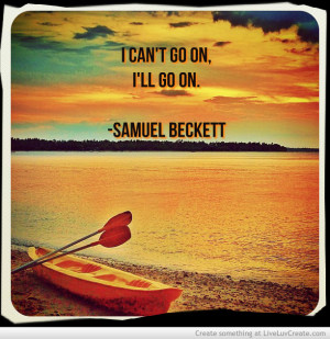 Samuel Beckett Quote