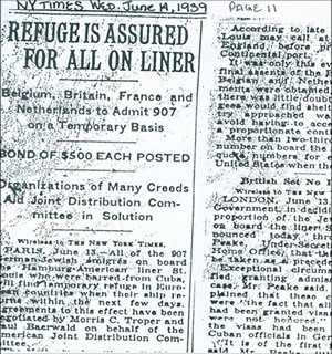 Holocaust Newspaper Articles