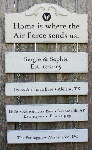 Custom Wood Signs. MILITARY FAMILY KEEPSAKE Signs. Include Quote ...