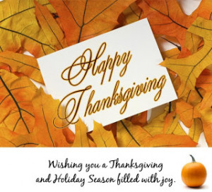Thanksgiving Business Greetings Cards
