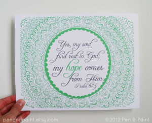Mint+Green+Bible+Verse+Hope+Scripture+Illustration+by+penandpaint,+$17 ...