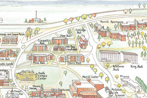Amherst College Campus Map
