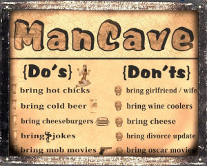 Mancave Beer funny sign bar tavern pub / bathroom vintage retro wall ...