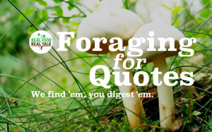 foraging for quotes real food real talk_