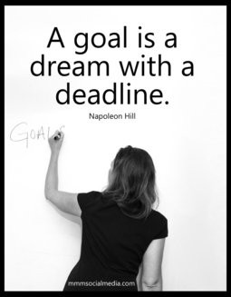 Entrepreneurs understand the relationship between a goal and a dream ...
