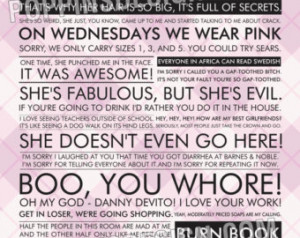 Popular items for mean girls quotes