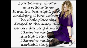 lyrics quote snow taylor swift winter