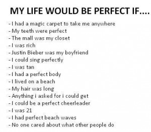 Perfect teen life quote