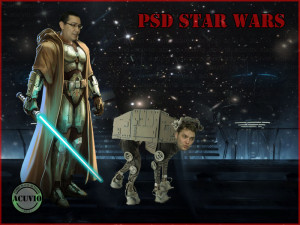 Funny photo Dan Şova Victor Ponta - PSD Star Wars