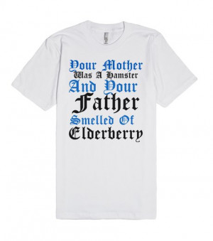 Monty Python Quote | Fitted T-shirt | Front