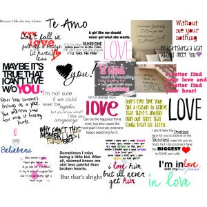 bunch of love quotes for my one!!! :)