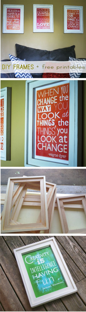 Frames And Quotes, Free Inspirational Printables, Diy Quote Frames ...