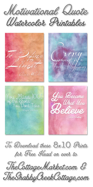 ... other two from this free set of four motivational quotes printables
