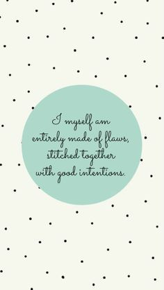phone wallpaper background polka dots quote 