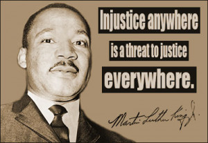 Threat to justice Martin luther king jr quotes
