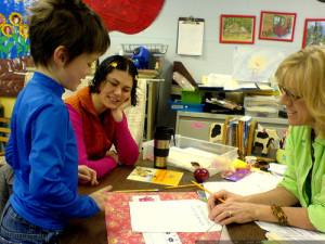 ... parent teacher conference the only communication between teachers and