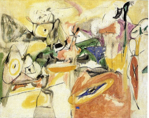 Arshile Gorky - Cornfield of Health II, 1944 [Abstract Expressionism ...