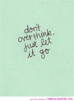 Don’t Over Think