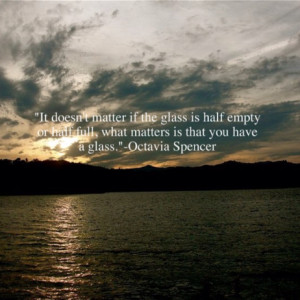 Lake Burton sunset with an incredible Octavia Spencer quote. May you ...