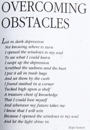 Overcoming Obstacles...