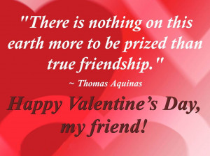 Valentine’s Day Quotes For Friends with Image