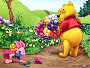 1024×768 HD Disney Cartoons Winne The Pooh Wallpapers