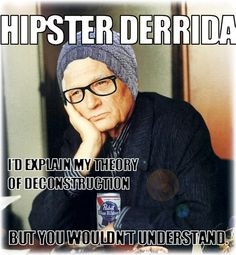 hipster philosophical dust jackets jacques derrida hipster derrida ...