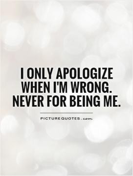Apologize Quotes High Standards Quotes