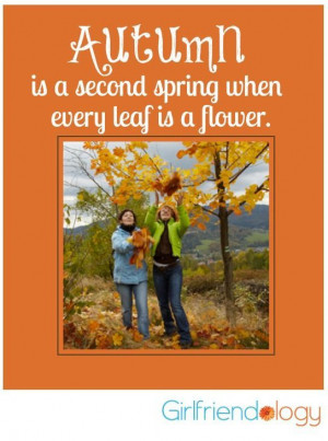 autumn friendship quote