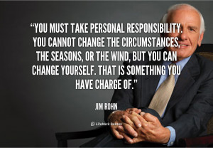 Take Personal Responsibility Yyou Must