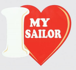... - Navy >> US Navy Relative & Service Pride >> I Love My Sailor Decal