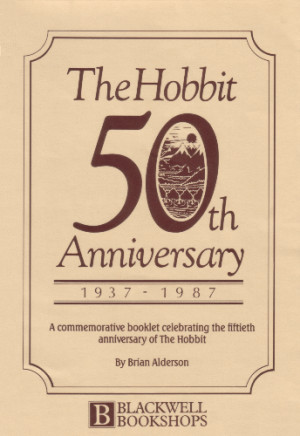 The Hobbit 50th Anniversary, 1937-1987.
