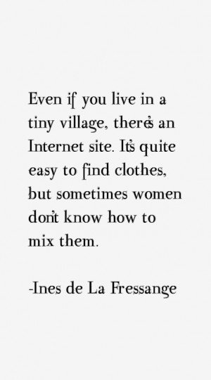 Ines de La Fressange Quotes & Sayings