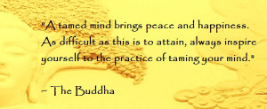 Buddha Quotes on Karma Buddha Quote a Tamed Mind