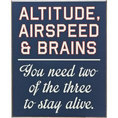 Good-Natured Aviation Signs $21.99