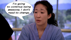 Grey's Anatomy Captionized: Cristina And Owen Speculate - Update