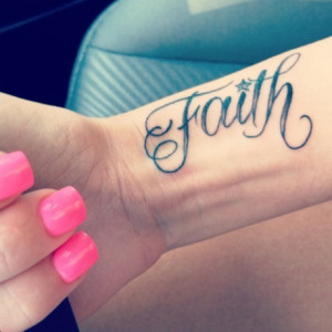 faith, tattoo