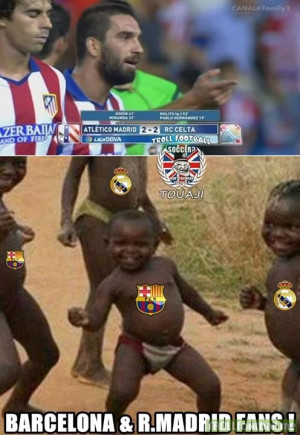 FC Barcelona and Real Madrid. Fans !
