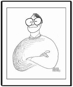 Linus Torvalds by Al Hirschfeld.