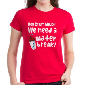 ... Gifts > Band Womens > Funny Marching Band Joke Women's Dark T-Shirt