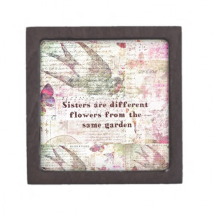Inspirational Sister Quote Premium Keepsake Boxes