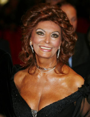 Sophia Loren would look like Yoda.