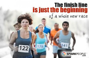 ... Quote - The finish line is just the beginning of a whole new race