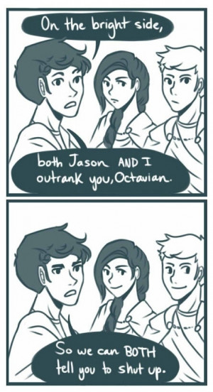 Jason Grace, Reyna, and Percy Jackson by cathleen