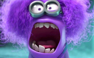 Mean minion: Purple Minions, Despicable Me 2, Ems Despicable, Evil ...
