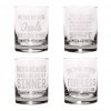 Justified Rocks Glass Set of 4 | $29.95