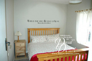 ... - This is the Very Ecstasy of Love, Hamlet Quote, Vinyl Wall Decal