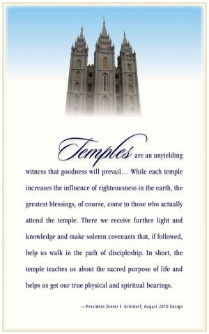 ... blessings we receive when attending the temple! I get chills reading